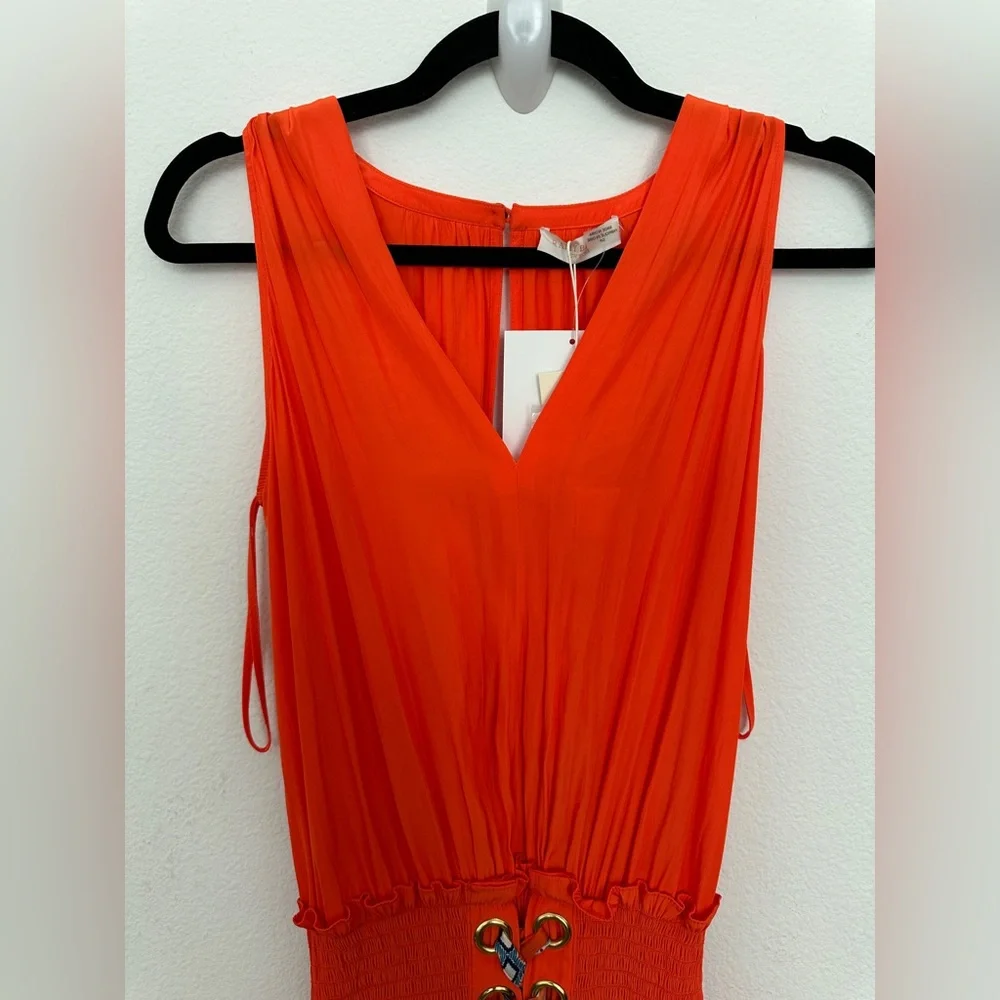 Ramy brook orange brior bianca dress Small NWT‎